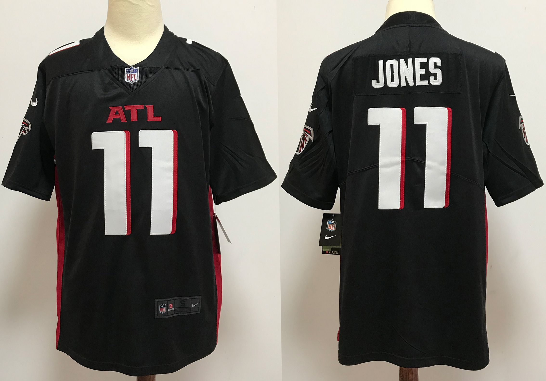 Men Atlanta Falcons #11 Jones Black New Nike Limited Vapor Untouchable NFL Jerseys->women nfl jersey->Women Jersey